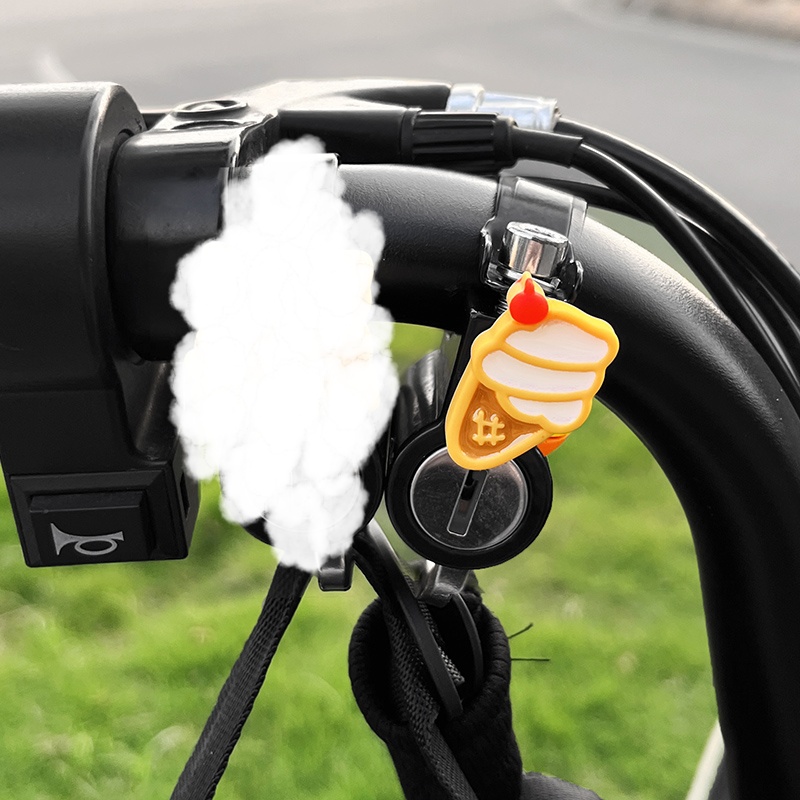 Electric car helmet lock anti-theft fixed hook cute cartoon motorcycle battery car safety helmet anti-theft lock universal