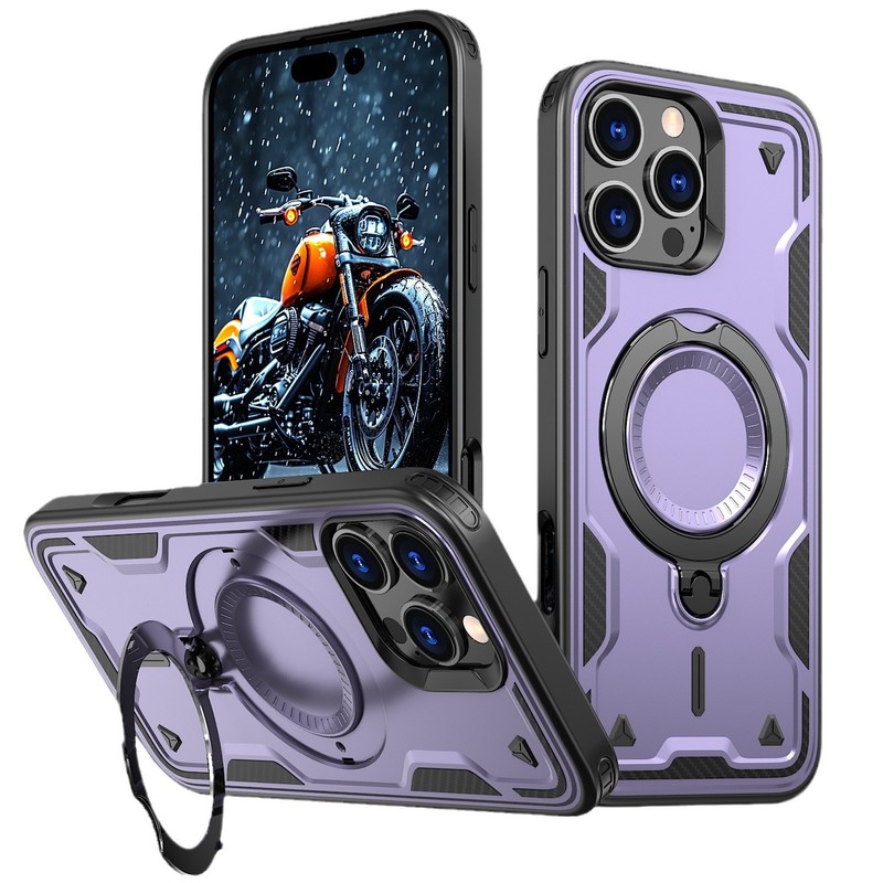 Amazon クロスボーダー Tianhuan 携帯電話ケース iPhone16ProMax 磁気回転スタンド 16E 保護カバーに適しています|undefined