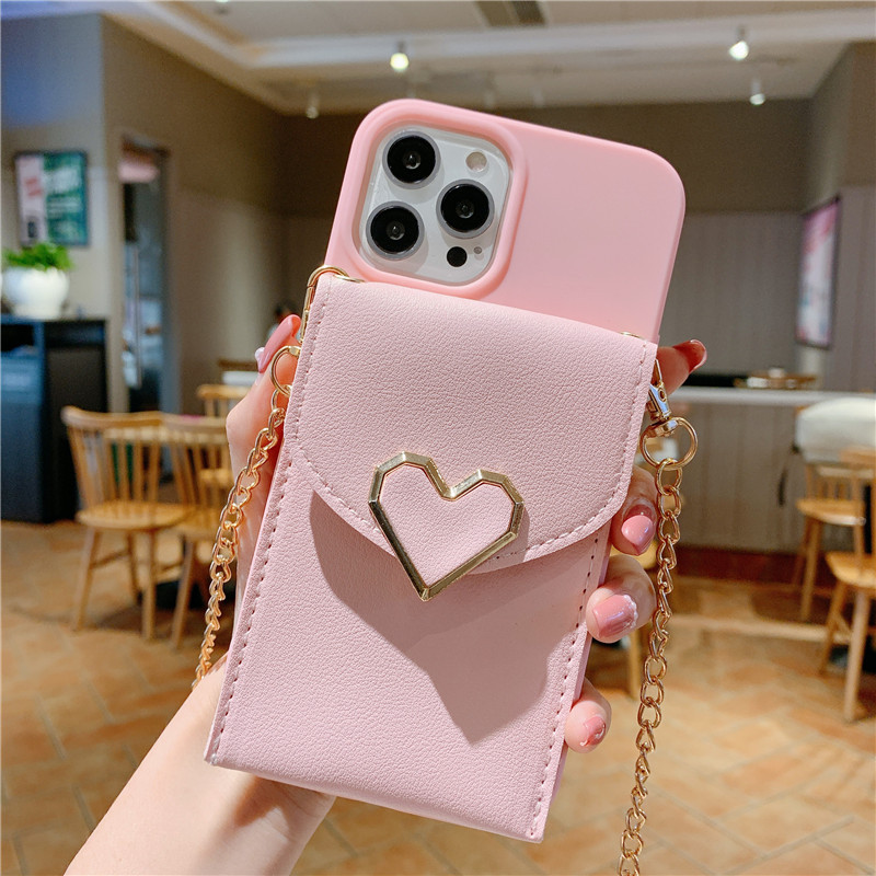 Fashion Heart Shape Solid Color Tpu   Phone Accessories display picture 1