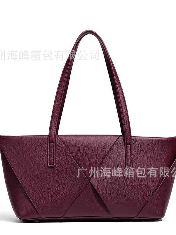 2025 秋季 新品 女包 时尚百搭交织细节装饰大容量拉链手提单肩包|undefined