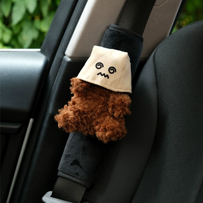 Motorcycle Handle Cover Seatbelt Shoulder Pad Car Safety - hunyunshe-terror-west-highland-shoulder-cover-single-adhesive-style