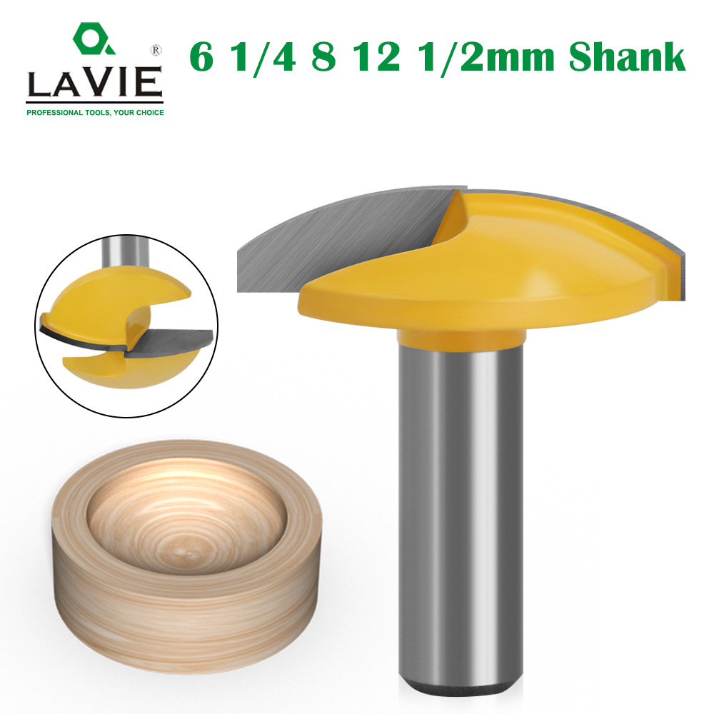 1/4 mango 8 mango 6mm cuchillo plano fino cuchillo de la placa del vientre arco inferior limpieza cuchillo carpintería fresado cortador redondo inferior cuchillo