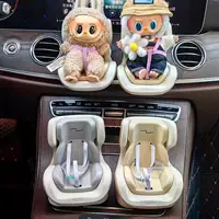 LABUBU адаптируется к детским автокреслам, розеткам для ароматерапии и кондиционирования воздуха, милым украшениям для автомобилей, аксессуарам для кукол.
