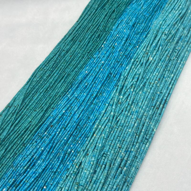 1mm Turquoise Tube Beads, Southern Red Barrel Beads, Necklace Clavicle Chain, DIY Handmade Jewelry Accessories, Round Tube Loose Beads