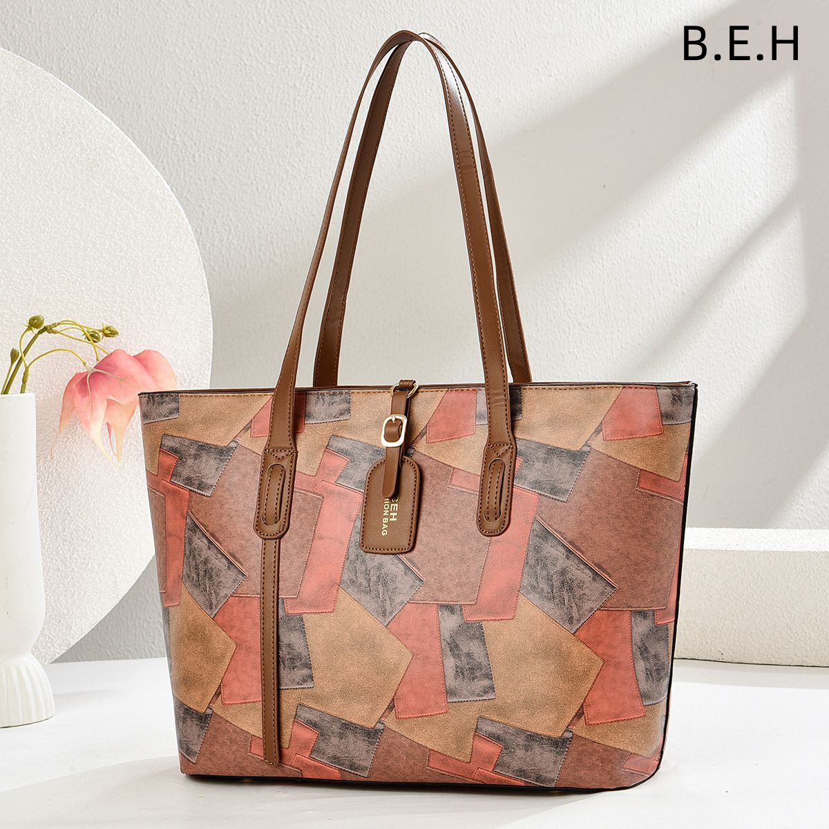 Bolso Tote de Mano y Cruzado para Mujer de Cuero Sintético PU con Gran Capacidad para Viajes y Ocio image 5