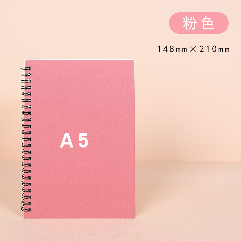 Spot kraft bobina libro mayorista retro aprendizaje de oficina ocio cuaderno de notas subfuente puede imprimir logotipo