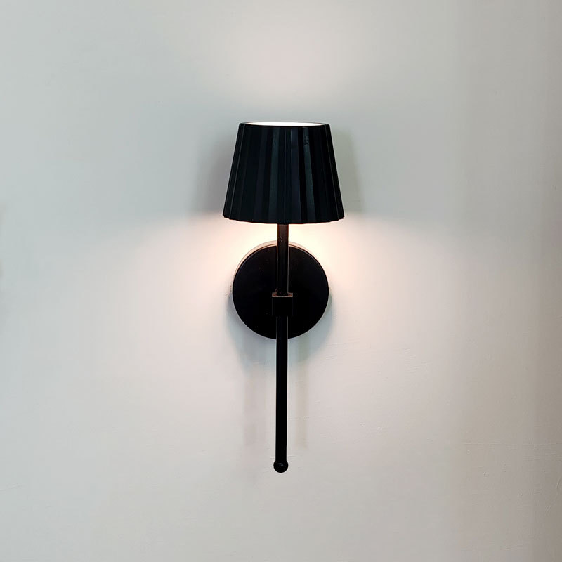 Lámpara de Pared Recargable sin Cableado, Hierro, ABS, Control Remoto, IP44 Impermeable, para Sala de Estar