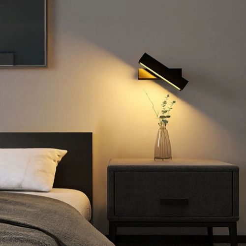 现代简约可旋转床头墙壁灯北欧个性客厅卧室沙发边背景墙灯阅读灯