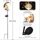Cross-border solar floor garden decoration outdoor waterproof garden lamp moon fairy crack glass ball lawn lamp