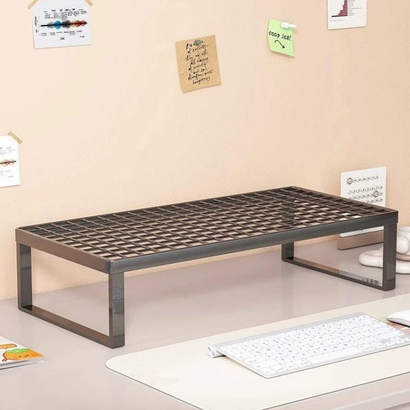 Компьютерный приподнятый настольный дисплей, приподнятый настольный коврик для хранения, отделка рабочей станции, стойка для ноутбука, стеллаж для хранения, основание