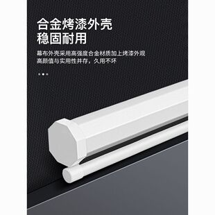 Mobile HD Non-Shrinkage Projection Huashi Office Brace Curtain regular Screen Punched Portable Cloth Home Outdoor Automatic
