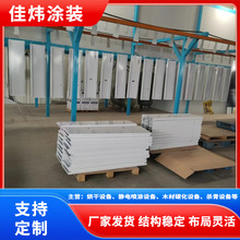 靜電噴塗設備節能環保專業噴粉流水線外形美觀鋁型材噴漆生產線