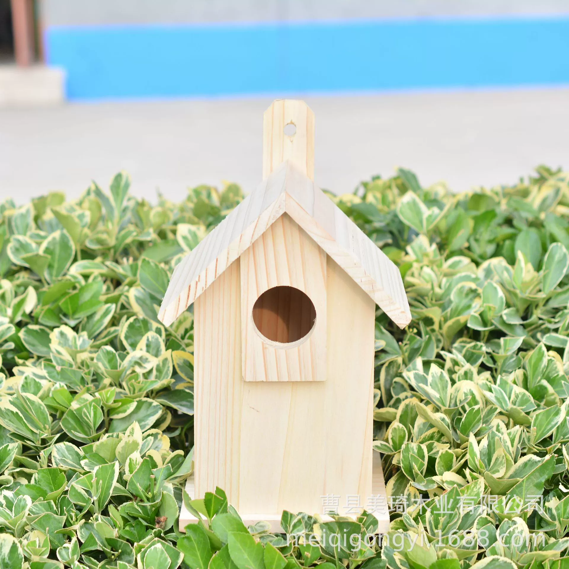 Простой деревянный кулон пастырский ящик для размножения птиц садовый орнамент птичьего гнезда на открытом воздухе птичий дом