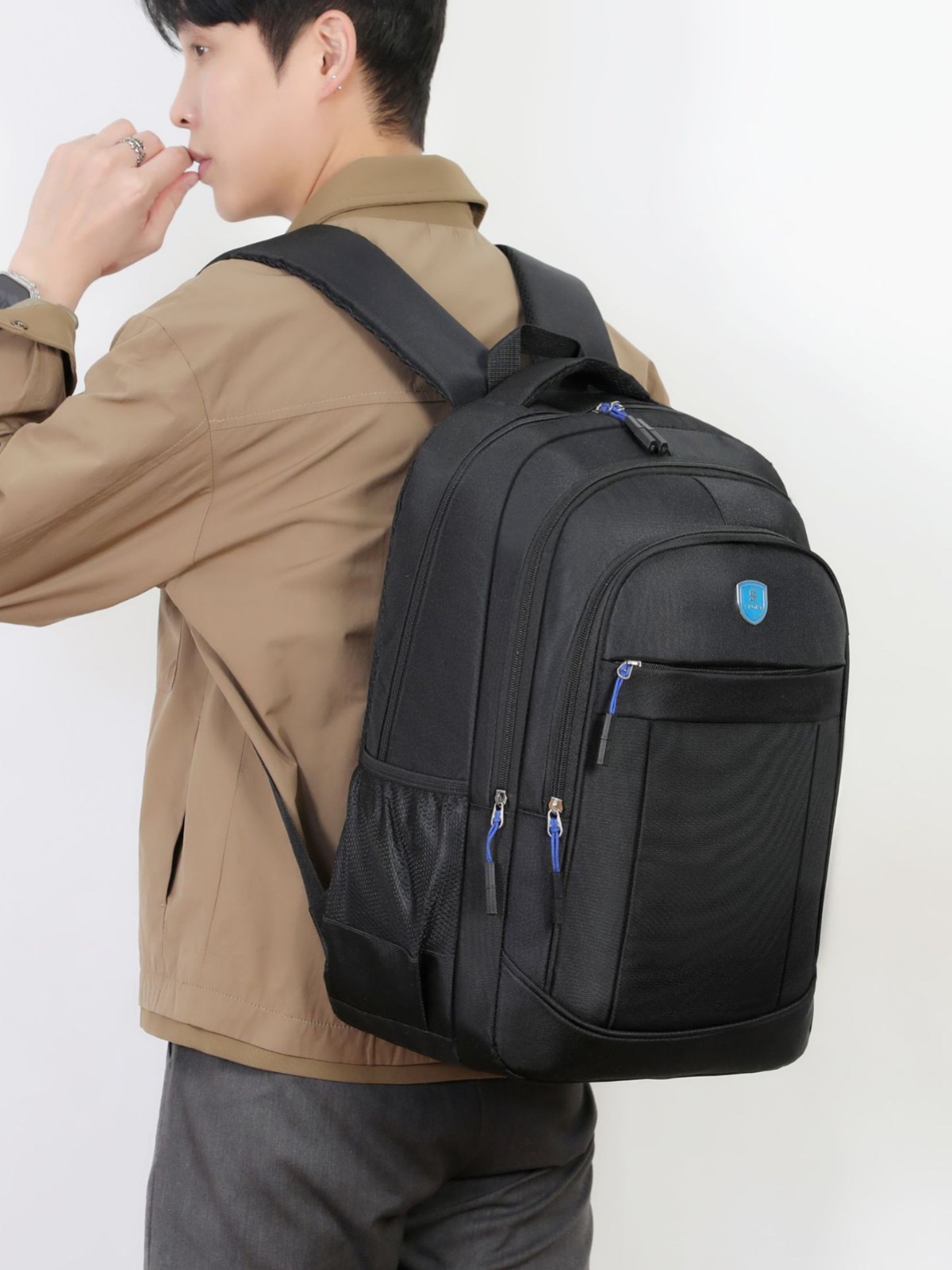 Mochila de computadora mayorista transfronteriza viaje de negocios de larga distancia, mochila de hombro, mochila de estudiantes de secundaria