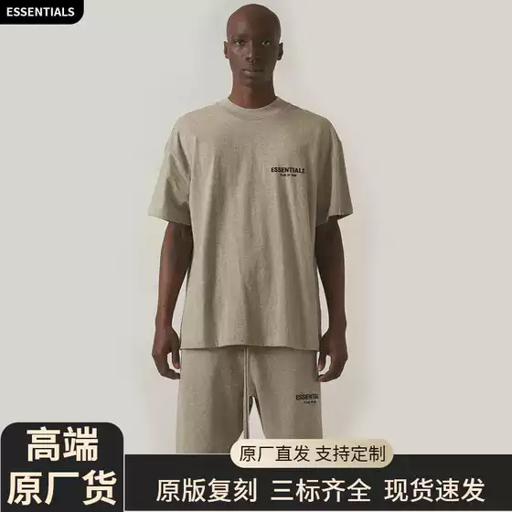 2022SS FOG Essentials American Style Round Neck Heavyweight Short Sleeve T-Shirt Streetwear Hot Selling T-shirts