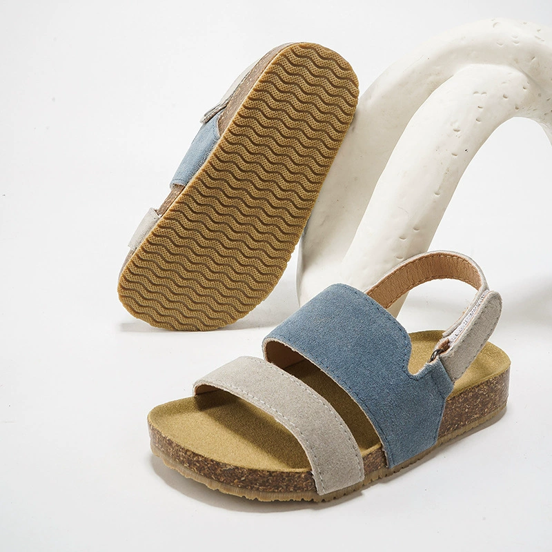 Трансграничная корейская версия Dongdaemen детские пробковые сандалии 2025 Новый летний мужской и женский детский пляжный ботинок детские тапочки