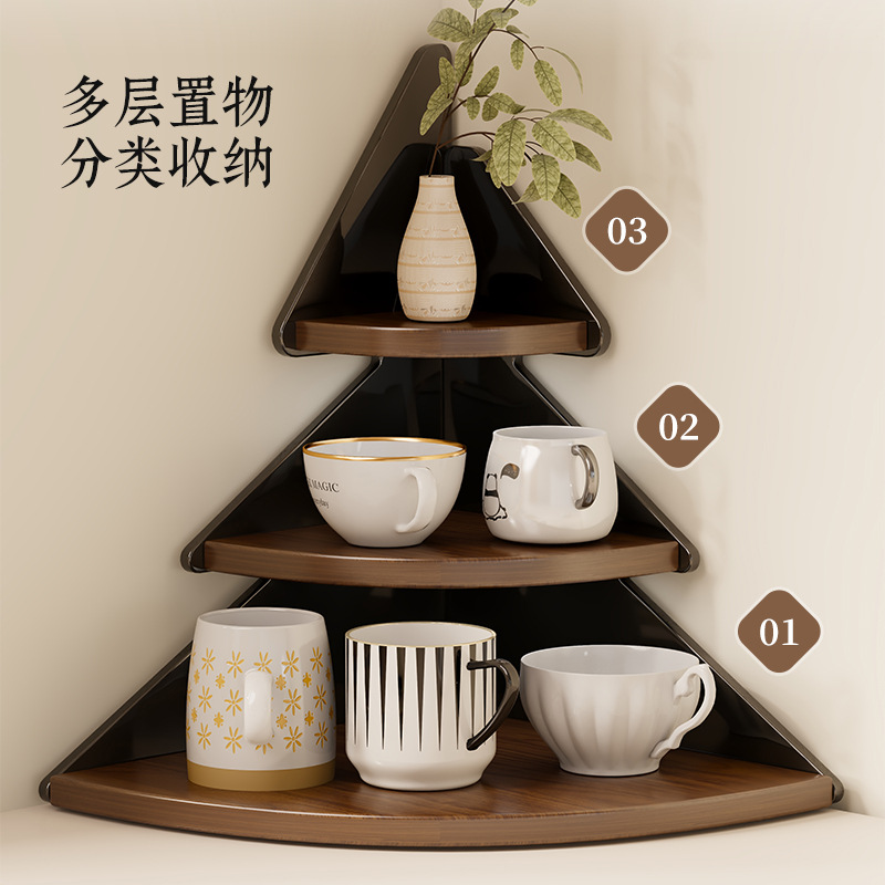 Portavasos de Esquina para Mesa, Organizador de Tazas para Cocina
