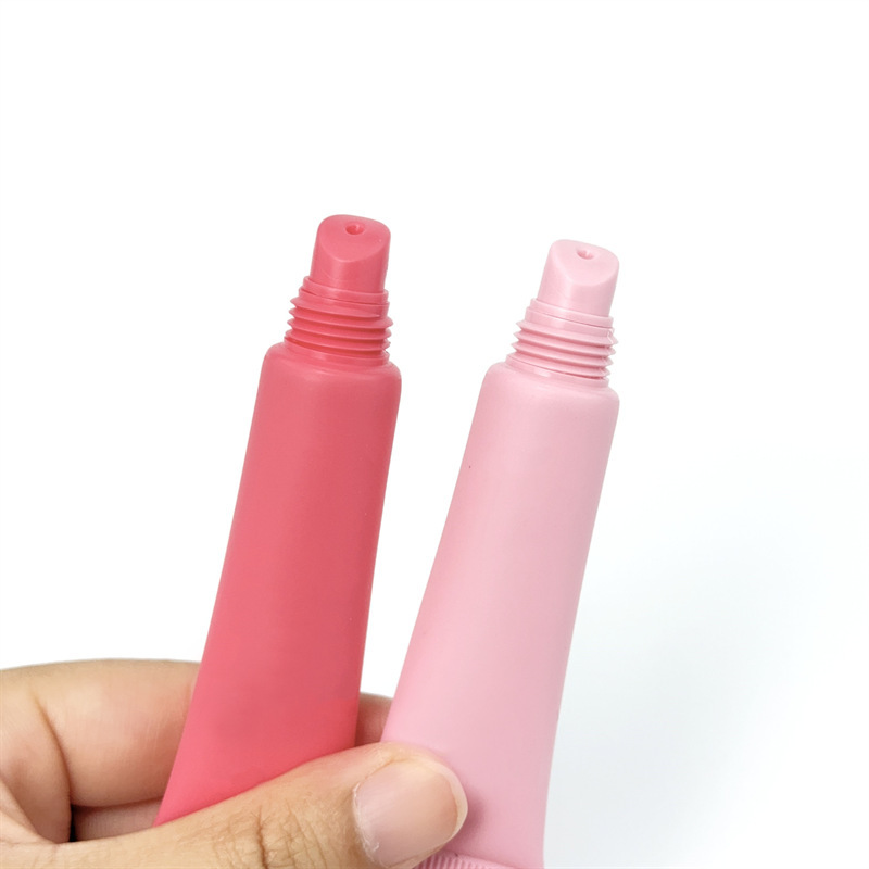 リップグロス用チューブ 8ml/15ml ピンク色 在庫あり 穴あき チェーン付き ペンダント付き 化粧品容器 アイクリームサンプル|undefined