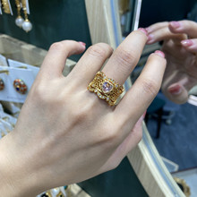 �����o�U�Ր��ķی�ʯ��ָ�Ƕ5A�ʯ�~�18K������_�ڽ�ָ���l