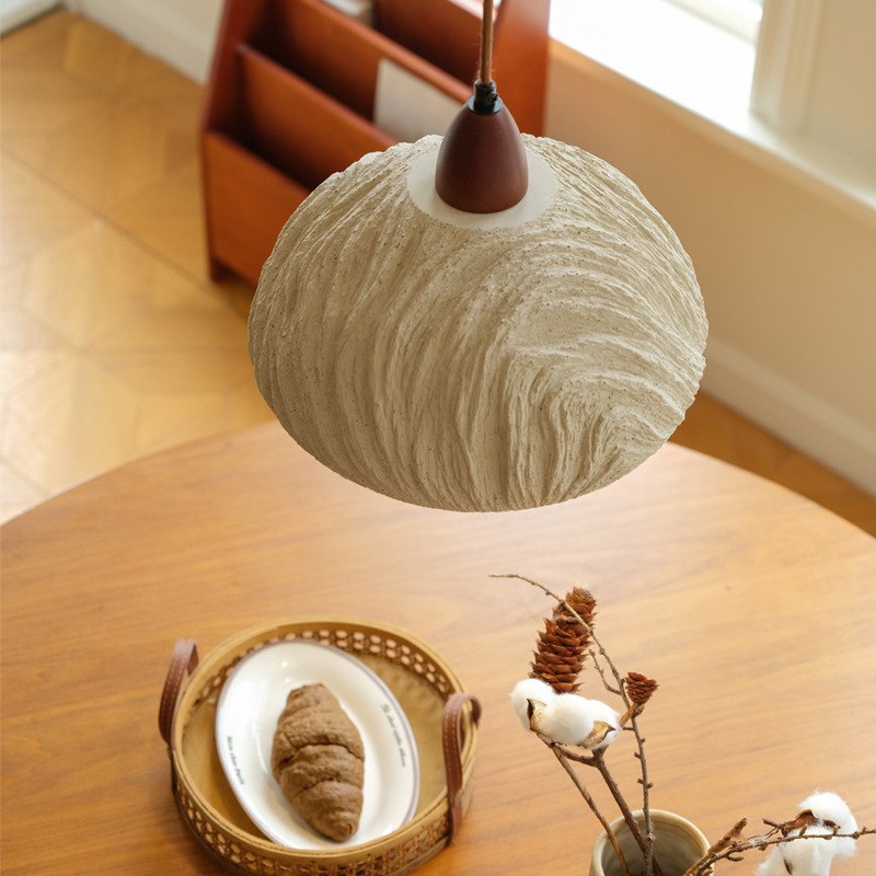 Lámparas de cabecera de la cama de aire sala de té bar de piedra pasillo de arte mesa de comedor retrógrada residencial caverna Zen silencioso candelabro amarillo