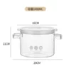 Усиленная модель, двойные ручки, 1400 ml (с силиконовой крышкой)