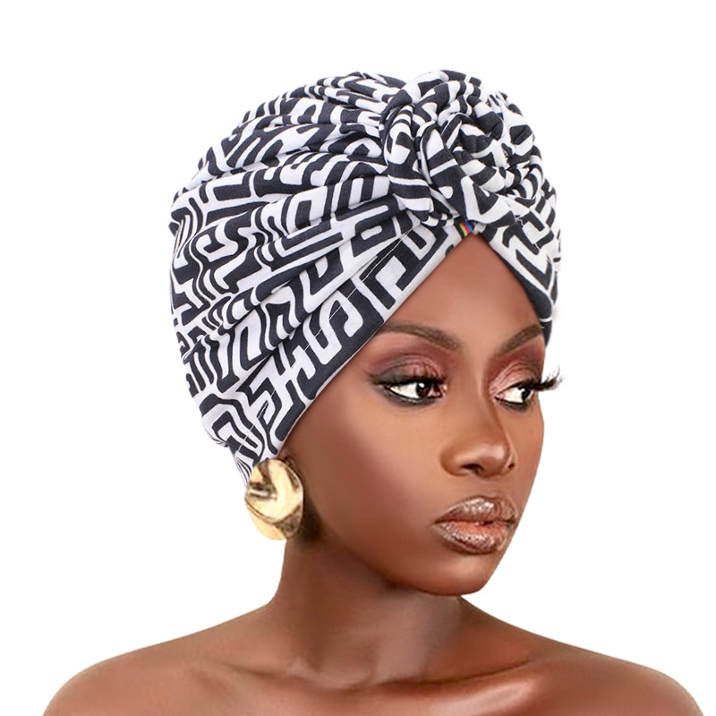 91g Weight Beanie Hat Hats Type Daily Occasion Spandex, Polyester Material Printing Pattern All Seasons Season Women's Gender Casual, Simple Style Style Eaveless Rim Women's Casual Simple Style Printing Eaveless Beanie Hat 5