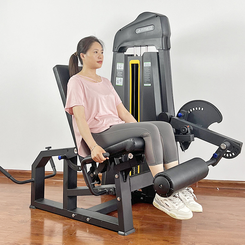 Equipo de gimnasio específico para ejercicios, máquina de flexión y extensión de piernas sentado, equipo comercial para entrenamiento de piernas, entrenador de músculos de piernas