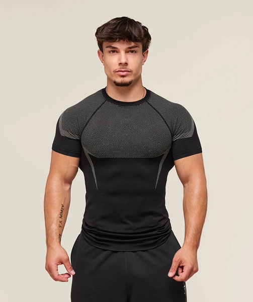 Black and gray solid color