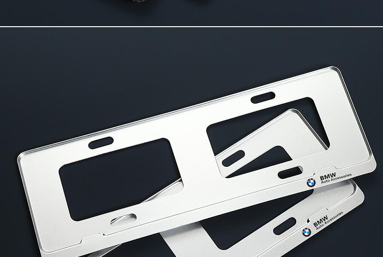 Suitable for Bmw License Plate Frame New 3 Series 5 Series 1 Series 7 Series Car License Plate Frame X1x3x5x6x4 License Plate Frame