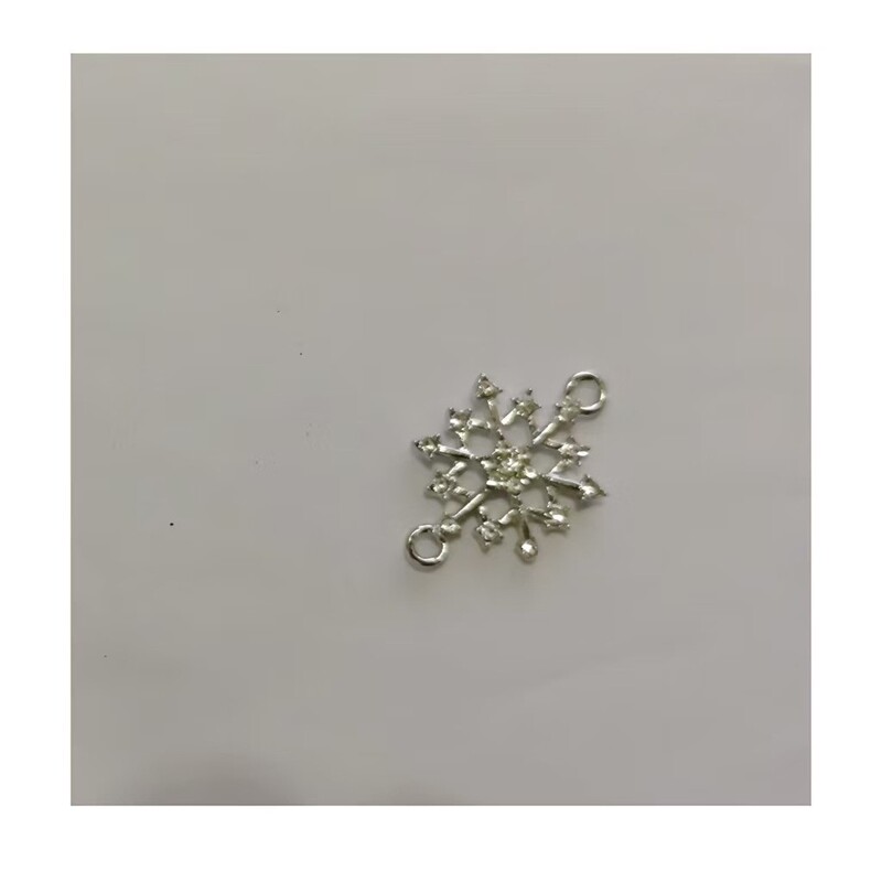 Gold-Plated Diamond Palace Style Double Hanging Color-Preserving Pendant Snowflake DIY Handmade Earrings Necklace Material Pendant Gold-Plated Diamond Palace Style Double Hanging Color-Preserving Pendant Snowflake DIY Handmade Earrings Necklace Material Pendant