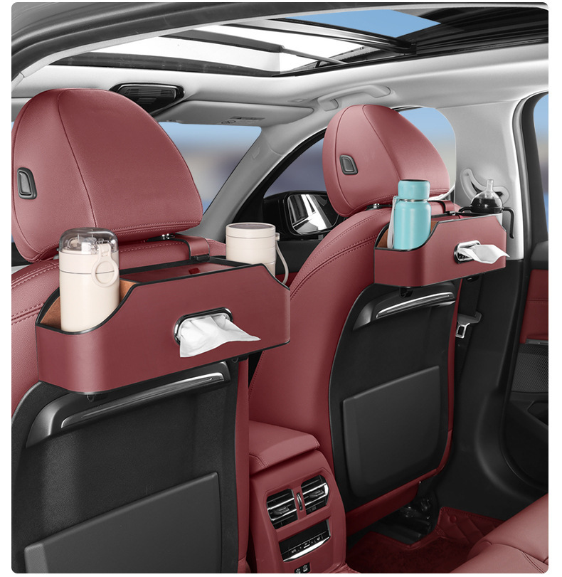 Cross-Border Hot-Selling Multifunctional Seat Back Storage Box Car Storage Box Hanging Bag Car Seat Back Storage Box In-Car