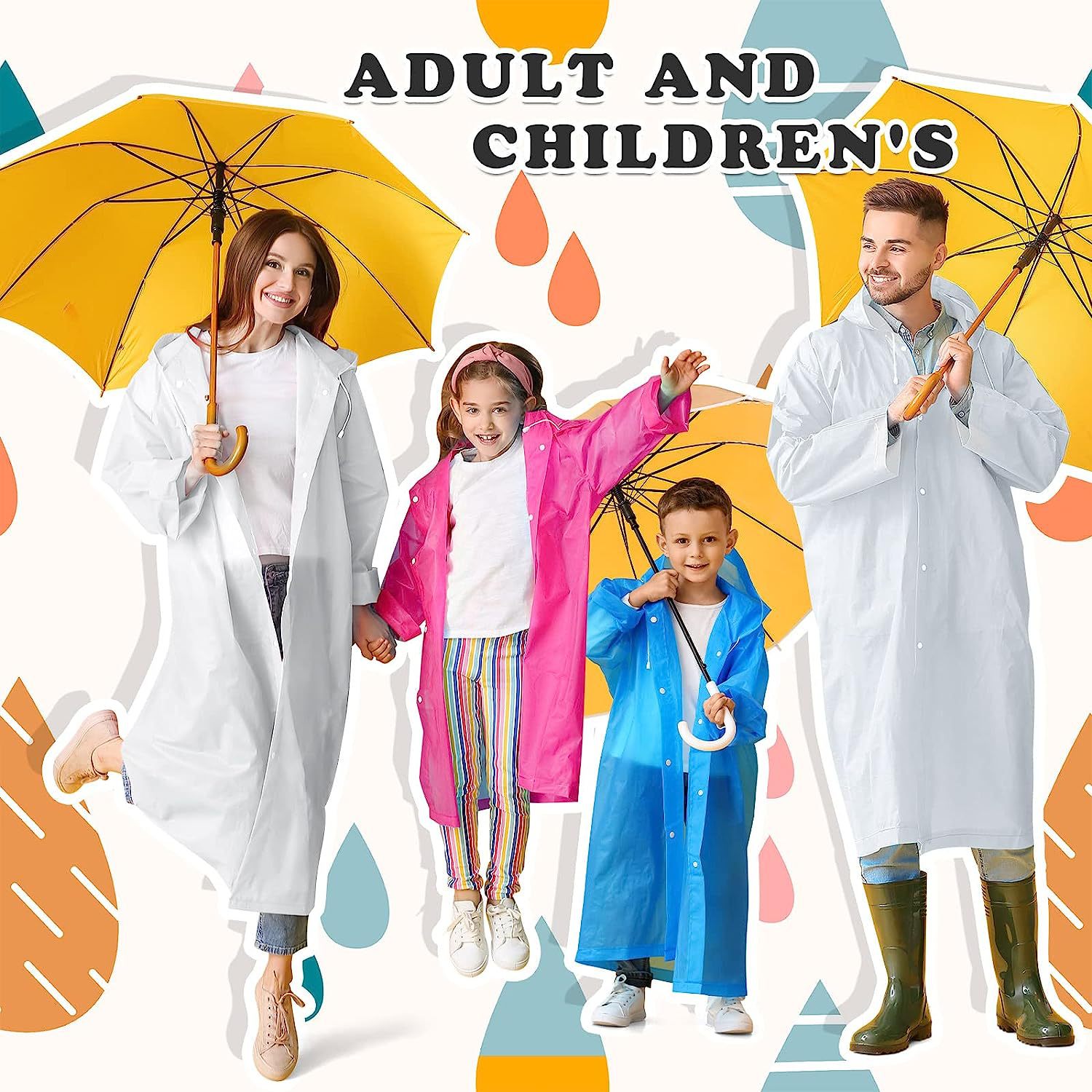 non-disposable adult raincoat wholesale thickened eva