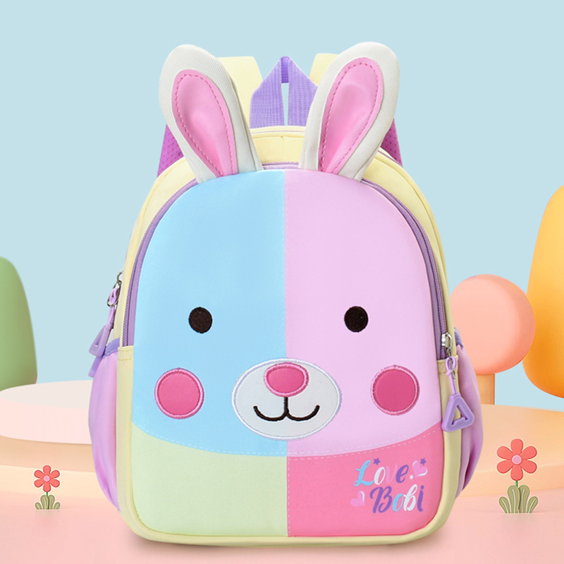 Mochila infantil de comercio exterior transfronterizo caricatura lindo jardín de infantes mochila de niña transpirable mochila de niño ligera