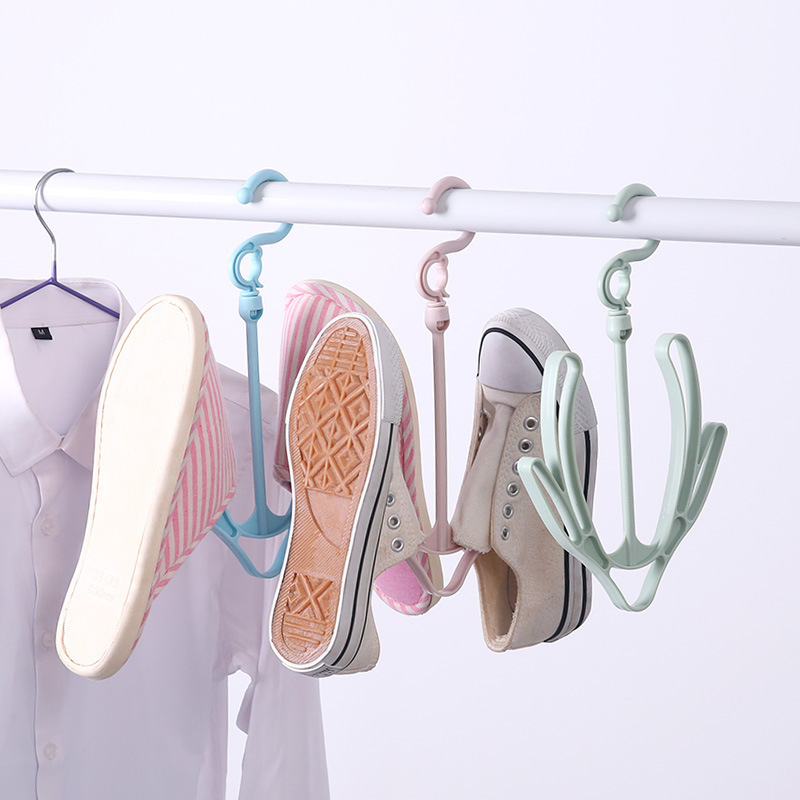 Balcony Shoe Rack Shoe Hanger Shoe Rack Small Drying Rack Windproof Shoe Rack Shoe Hook