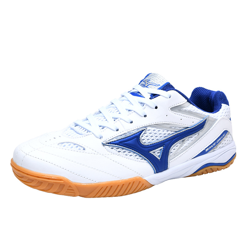 Nuevos zapatos de tenis de mesa transfronterizos de entrenamiento profesional ligero antideslizante para hombres y mujeres zapatos de bádminton casuales zapatos de tenis