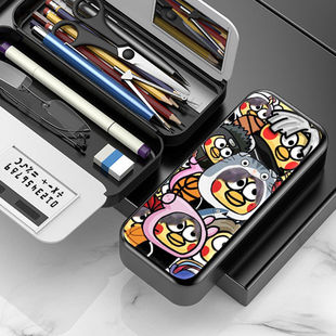 Chicken You Are So Beautiful ikun little black Cai Xukun multi-functional student stationery box glasses storage box pencil case pencil case