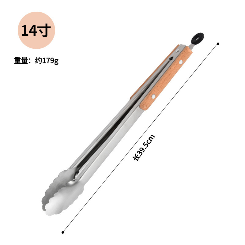 Clip de comida Clip de comida antideslizante de acero inoxidable Clip de bistec Clip de barbacoa Clip anti-escaldado Clip para hornear FCM resistente a altas temperaturas