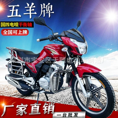 Wuyang brand national four EFI motorcycle diamond leopard balance shaft 150c fuel straddle street car pull cargo can be licensed