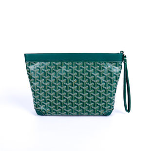 Hand loop bag, capacious wrist bag, shopping bag, small clutch bag, genuine leather
