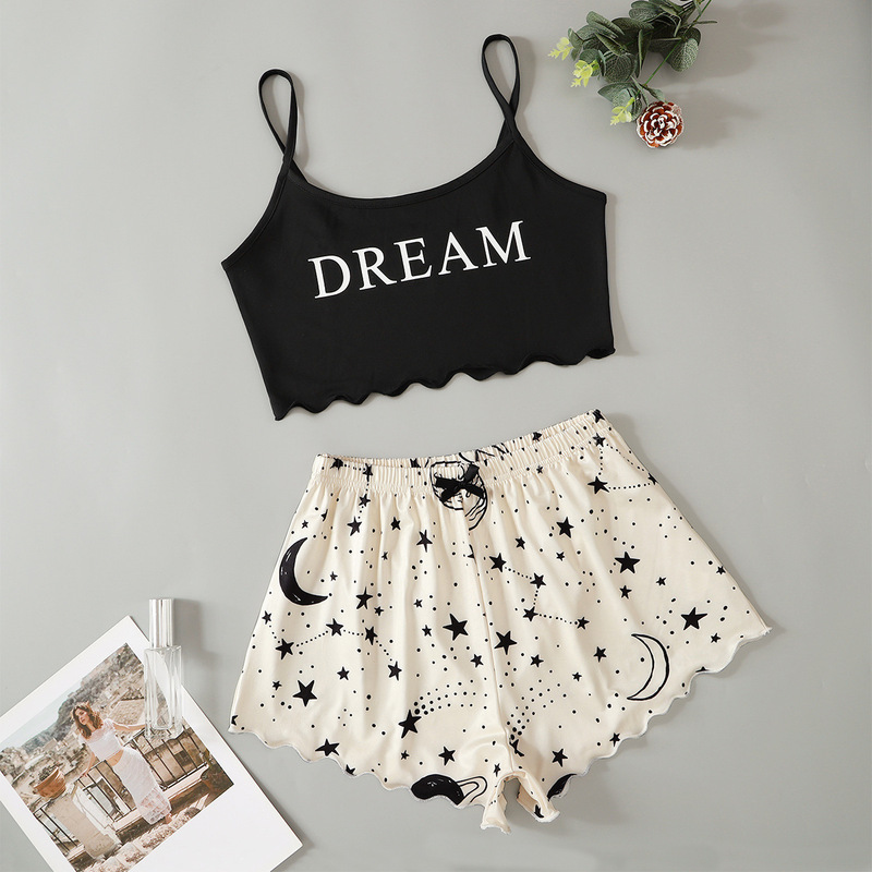 2026 New Style Star Dream Vest Shorts Women's Home Wear Set