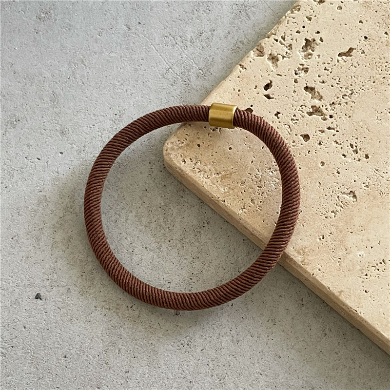 Fashion Style Fashion Solid Color Cloth Hair Tie 1 Piece