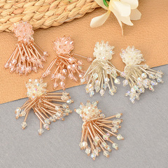 手工釘珠水晶流蘇花小號可愛服飾裝飾輔料手縫補丁DIY包帽鞋輔料