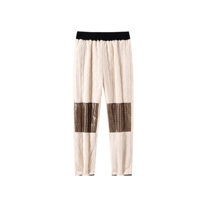 Pantalones de algodón de moda transfronteriza, ropa exterior gruesa de invierno para hombres, terciopelo de cordero a prueba de viento más pantalones calientes sueltos de talla grande