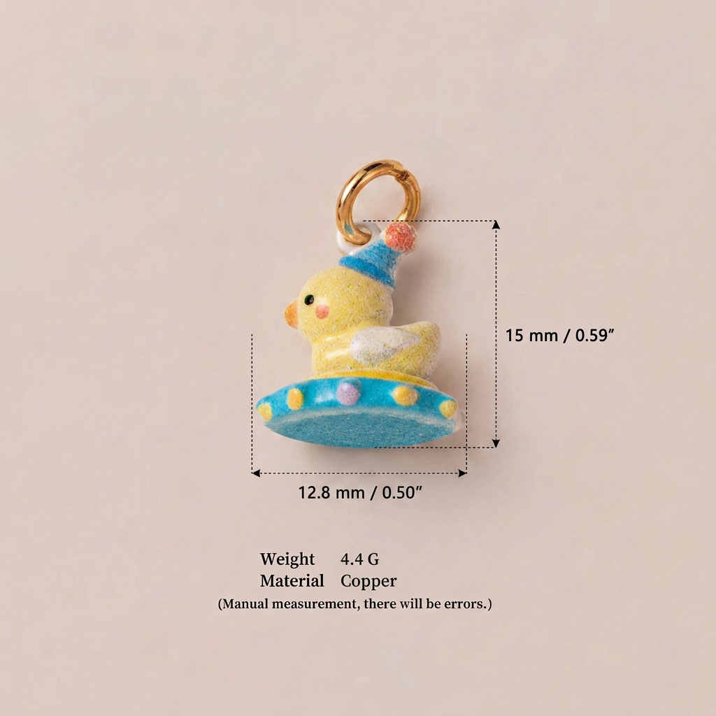 No. 7 Rotating Duck Pendant