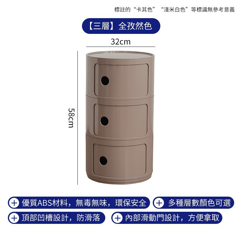 Gabinete lateral del sofá Mesita de noche de viento crema Mesita auxiliar Gabinete de almacenamiento creativo minimalista moderno Mesa redonda pequeña Mesa lateral Mesa de centro