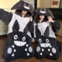 保暖连帽连体男生家居服