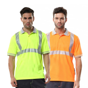 Uncle An E773 Reflective Short-sleeved T-shirt Traffic Construction Airport Wharf Reflective Vest