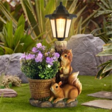 Z 71161 Solar Garden Dog Sculpture ԰��С������ �羳ŷ��
