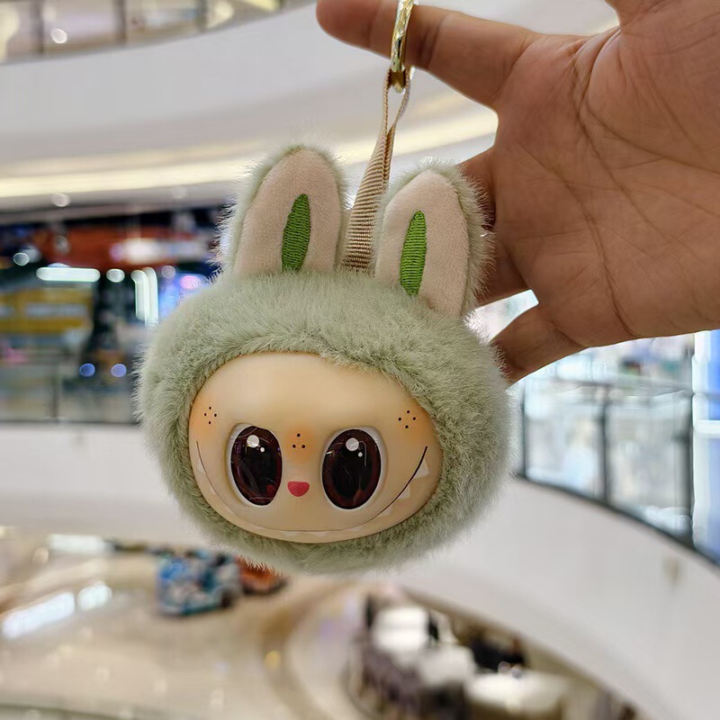 ぬいぐるみラブブバッグペンダントビニール人形人形シールペンダント車のキーホルダー卸売|undefined