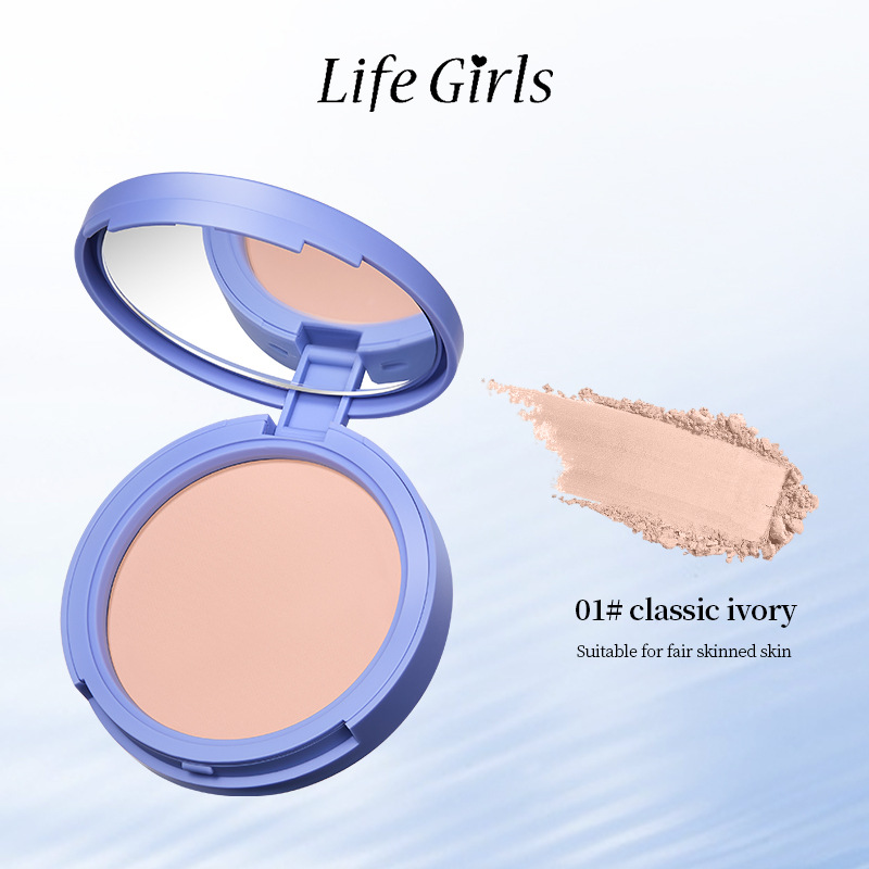 Life Girls polvo de maquillaje de fijación de brillo de fijación